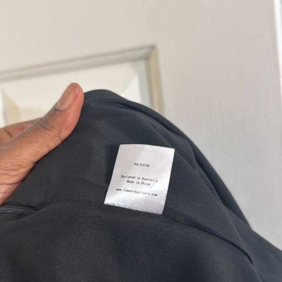 NEW Fame & Partners Plunge Neck Formal Maxi Dress - Picture 6 of 6